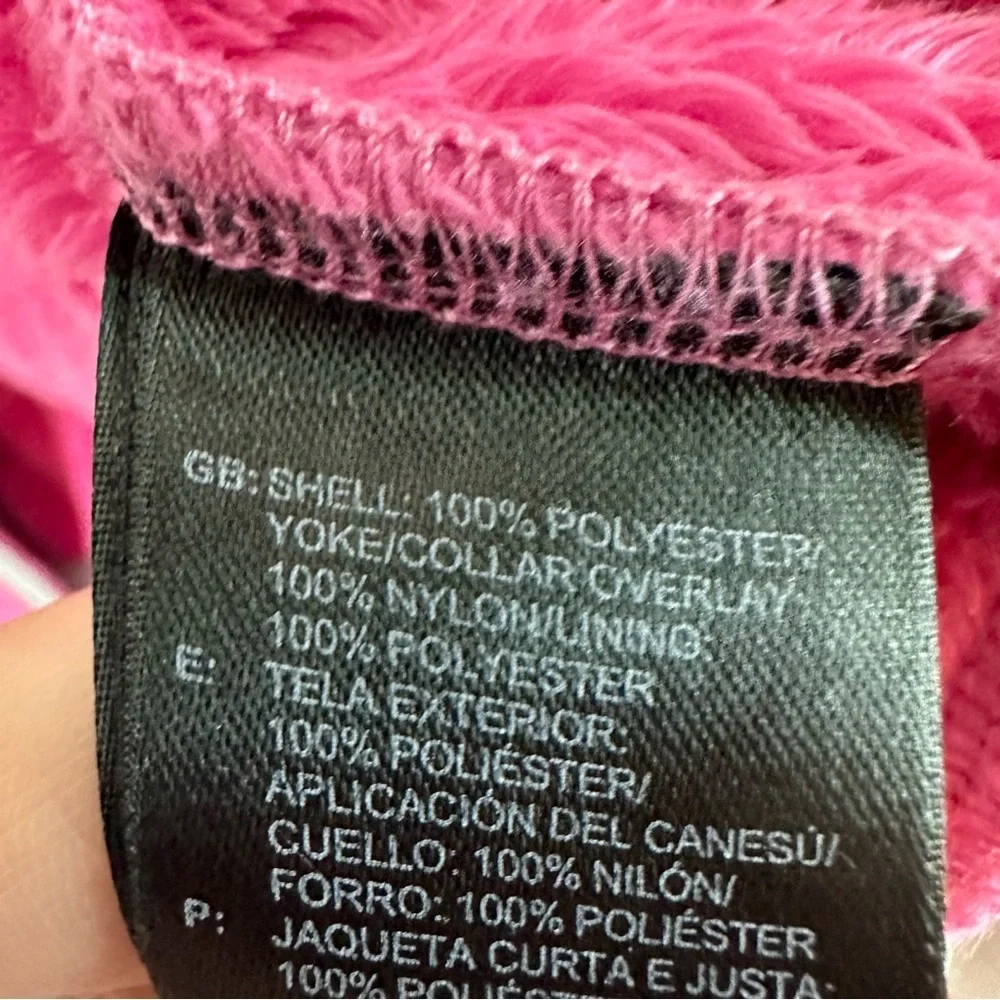 The North Face Full Zip Fuzzy Jacket Kids‎ XL Pink